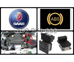 Naprawa sterownika ABS Saab 95 93 pompy hydraulicznej brak komunikacji predkościomierza TCS