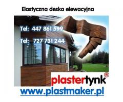 Imitacja drewna - Elastyczna deska dekoracyjna PlasterTynk