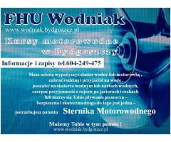 Weekendowe kursy motorowodne na patent sternika w Bydgoszczy